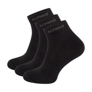 Skarpety trekkingowe dla dorosłych Alpinus Puyo 3pack czarne. Czarne skarpetki ALPINUS, bez wzorów. Za 39,00 zł.