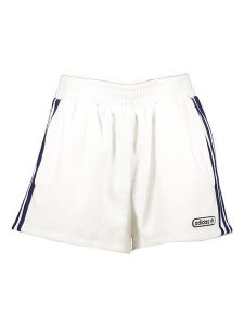 Adidas Szorty "Towel" w kolorze biało-granatowym rozmiar: 34. Białe szorty ADIDAS, bez wzorów. Za 61,31 zł.