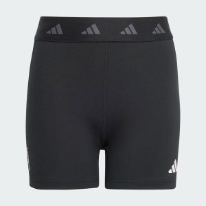 Krótkie legginsy TECHFIT. Białe legginsy ADIDAS, bez wzorów, z materiału, krótkie. Za 109,00 zł.