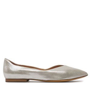 Baleriny Caprice. Szare balerinki Caprice, bez wzorów, bez obcasa, bez zapięcia. Za 189,99 zł.