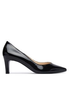 HÖGL Szpilki 0-186701-01000 Czarny. Czarne szpilki HÖGL, bez wzorów, z lakierowanej skóry, bez obcasa. Za 699,99 zł.