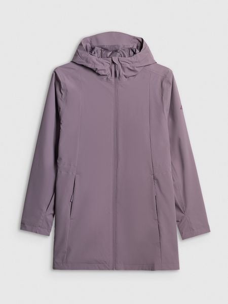 4F Parka przejściowa membrana 5000 damska - fioletowa XXL. Fioletowe kurtki 4f, xxl, bez wzorów, ze skóry, bez kaptura. Za 449,99 zł.