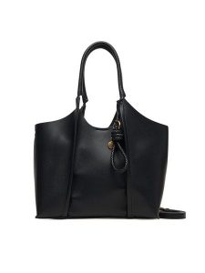 Aldo Torebka Kylinia 14076907 Czarny. Czarne shopper bag ALDO, bez wzorów, ze skóry, bez dodatków. Za 359,99 zł.
