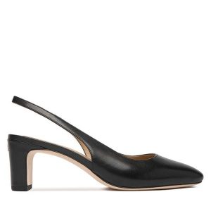 Czółenka LAUREN RALPH LAUREN. Czarne czółenka Lauren Ralph Lauren, bez wzorów, bez obcasa, bez zapięcia. Za 769,99 zł.