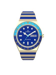 Timex Zegarek Q Timex Malibu TW2V38500 Złoty. Żółte, cyfrowe zegarki Timex. Za 549,99 zł.