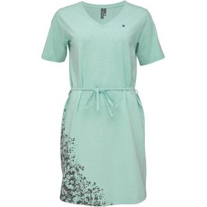 Sukienka damska Loap Aurora XS. Zielone sukienki WOMEN'S HEALTH, na lato, s, bez wzorów, sportowe, bez kołnierzyka, bez ramiączek, sportowe. Za 161,99 zł.