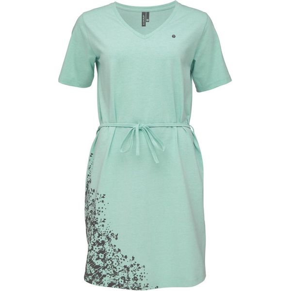 Sukienka damska Loap Aurora XS. Zielone sukienki WOMEN'S HEALTH, na lato, s, bez wzorów, sportowe, bez kołnierzyka, bez ramiączek, sportowe. Za 160,99 zł.