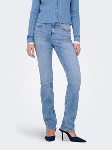 ONLY Dżinsy - Slim fit - w kolorze błękitnym rozmiar: XS/L34. Niebieskie jeansy ONLY, z aplikacjami, z bawełny. Za 74,63 zł.