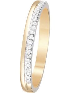 CARATELLI Złoty pierścionek "Suprême" z diamentami rozmiar: 48. Żółte pierścionki CARATELLI, z diamentem, złote. Za 1 174,99 zł.