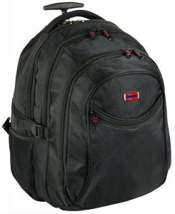 Plecak na kółkach New Rebels Driver Pro czarny. Czarne plecaki Erima. Za 238,99 zł.