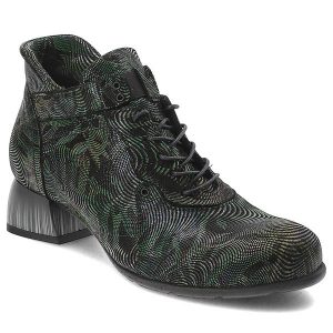 Zielone Botki Armodo Ocieplane Buty Premium. Czarne botki Armodo, bez wzorów, ze skóry, bez obcasa, na obcasie, bez zapięcia. Za 399,00 zł.