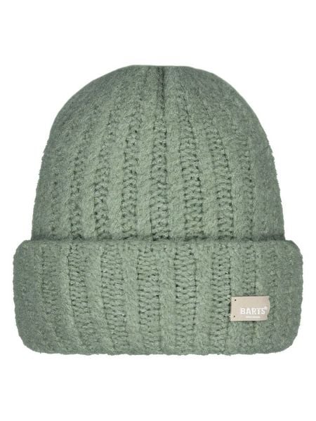 Barts Czapka "Mella" w kolorze zielonym rozmiar: onesize. Zielone czapki Barts, z aplikacjami, ze splotem. Za 134,85 zł.