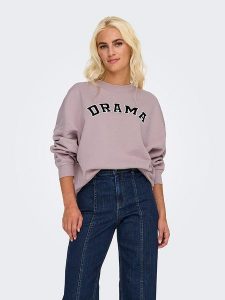 ONLY Bluza w kolorze jasnoróżowym rozmiar: M. Różowe bluzy ONLY, m, bez wzorów, bez kaptura. Za 92,21 zł.