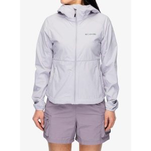 Kurtka softshell damska Columbia Heather Canyon II Hooded Softshell. Fioletowe kurtki Columbia, bez wzorów, z softshellu, bez kaptura. Za 477,69 zł.