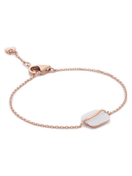 Skagen Bransoletka SKJ1815791 Różowe złocenie. Czerwone bransoletki Skagen, metalowe. Za 209,99 zł.
