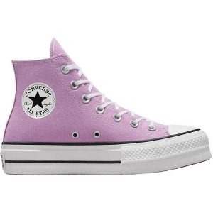 Buty sportowe Converse Chuck Taylor All Star Lift. Czerwone trampki Converse, bez wzorów, bez zapięcia. Za 490,00 zł.