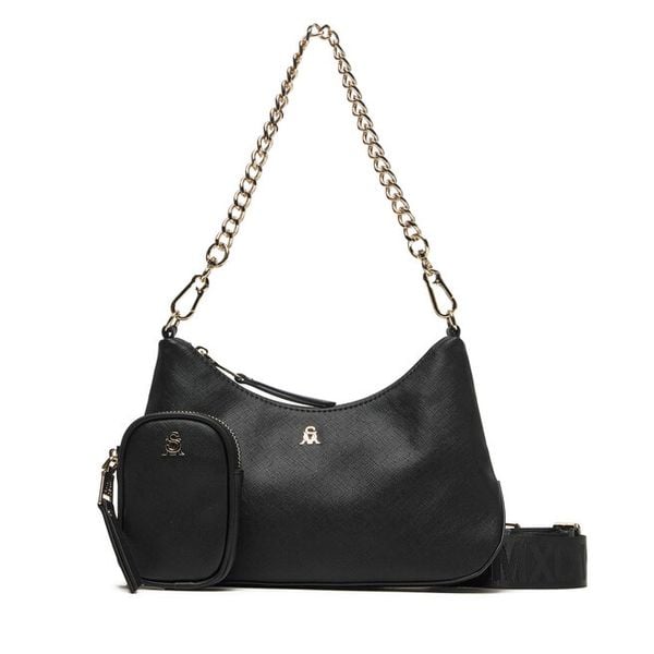 Torebka Steve Madden. Czarne torebki klasyczne Steve Madden, bez wzorów, bez dodatków. Za 299,99 zł.