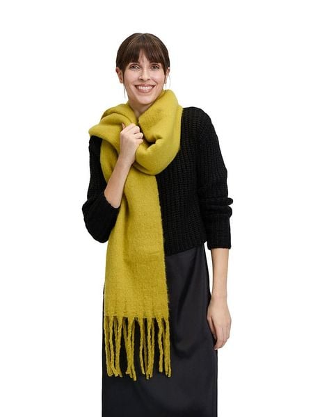 CARTOON Szal w kolorze zielonym - 185 x 44 cm rozmiar: onesize. Zielone szaliki Cartoon, bez wzorów, z materiału. Za 43,99 zł.