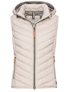 Camel Active Kamizelka w kolorze kremowym rozmiar: 42. Brązowe kamizelki Camel Active, bez wzorów, bez kołnierzyka, bez ramiączek, bez kaptura. Za 289,88 zł.