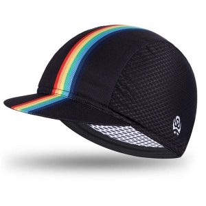 Czapka letnia przeciwsłoneczna WEST BIKING YP0201298 dwustronna - Tęcza/Czarna. Czarne czapki WEST BIKING, bez wzorów, z materiału, eleganckie. Za 71,60 zł.