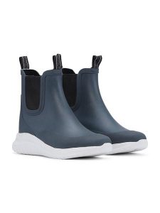 Ilse Jacobsen Sztyblety w kolorze granatowym rozmiar: 40. Niebieskie botki Ilse Jacobsen, bez wzorów, bez obcasa, bez zapięcia. Za 139,87 zł.