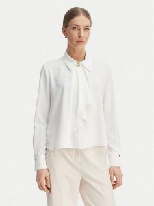 Rinascimento Koszula CFC0127637003 Biały Regular Fit. Białe koszule Rinascimento, xs, bez wzorów, z syntetyku, bez kołnierzyka, bez ramiączek. Za 499,99 zł.