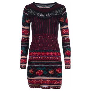 Desigual Sukienka Damska Naila S Burgund. Sukienki marki Desigual. W wyprzedaży za 503,00 zł.