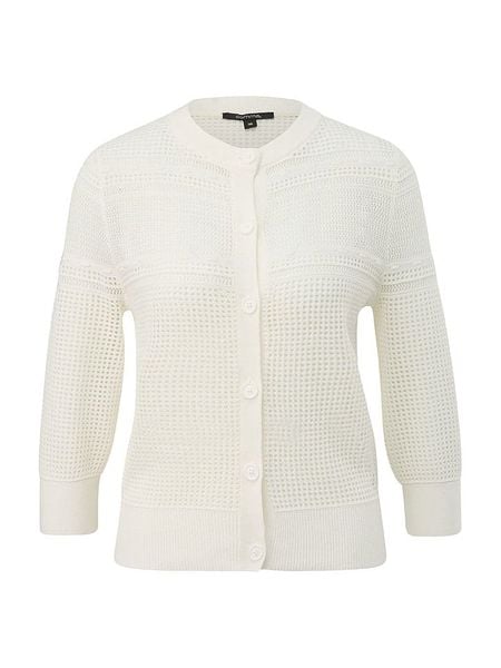 S.Oliver Kardigan w kolorze białym rozmiar: 34. Białe kardigany s.Oliver, s, bez wzorów, ze splotem, bez ramiączek. Za 52,30 zł.