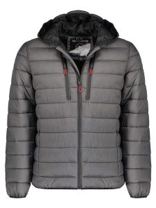 Geographical Norway Kurtka pikowana w kolorze szarym rozmiar: XXL. Szare kurtki Geographical Norway, xxl, bez wzorów, bez kaptura. Za 136,13 zł.