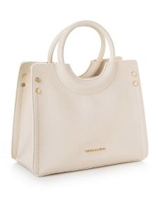 Vince Camuto Torebka "Perugia" w kolorze kremowym - 28 x 22 x 14 cm rozmiar: onesize. Brązowe torebki klasyczne Vince Camuto, bez wzorów, z materiału, przez ramię, bez dodatków. Za 145,95 zł.