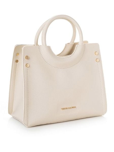 Vince Camuto Torebka "Perugia" w kolorze kremowym - 28 x 22 x 14 cm rozmiar: onesize. Brązowe torebki klasyczne Vince Camuto, bez wzorów, z materiału, przez ramię, bez dodatków. Za 130,81 zł.
