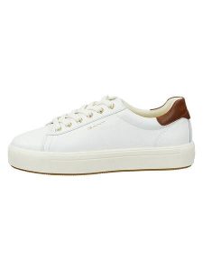 GANT Footwear Skórzane sneakersy "Avino" w kolorze białym rozmiar: 41. Białe trampki GANT Footwear, bez wzorów, bez zapięcia. Za 373,30 zł.
