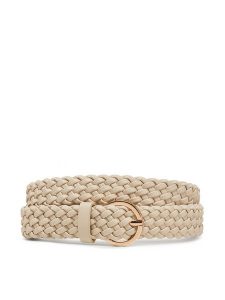 DeeZee Pasek Damski B20003 Écru. Paski DeeZee, bez wzorów, ze skóry. Za 49,99 zł.