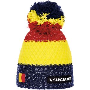 Czapka dla dorosłych VIKING Cornet Active Style. Żółte czapki Viking, bez wzorów, z wełny, sportowe. Za 70,11 zł.