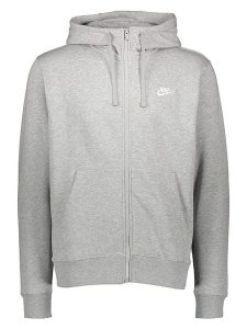 Nike Bluza "NSW Club" w kolorze szarym rozmiar: L. Szare bluzy Nike, l, bez wzorów, bez kaptura. Za 95,69 zł.