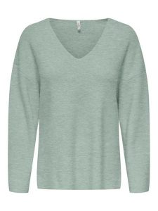 ONLY Sweter w kolorze miętowym rozmiar: L. Zielone swetry oversize ONLY, l, bez wzorów, ze splotem, bez ramiączek. Za 100,99 zł.
