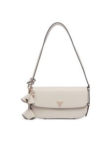 Guess Torebka Danielle HWZG22 27190 Kremowy. Białe torebki klasyczne Guess, z aplikacjami, ze skóry, bez dodatków. Za 544,99 zł.