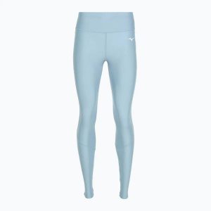 Legginsy do biegania damskie Mizuno BG3000. Niebieskie legginsy Mizuno, bez wzorów, z elastanu. Za 139,99 zł.