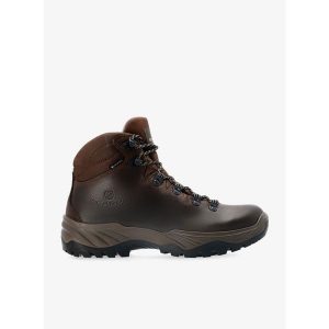 Buty trekkingowe damskie Scarpa Terra GTX. Brązowe buty trekkingowe Scarpa, bez zapięcia. Za 658,99 zł.