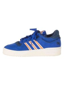 Adidas Skórzane sneakersy "Rivalry Low 86" w kolorze granatowym rozmiar: 41 1/3. Niebieskie trampki ADIDAS, bez wzorów, bez zapięcia. Za 180,06 zł.