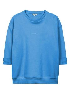 Herrlicher Bluza w kolorze niebieskim rozmiar: XS. Niebieskie bluzy Herrlicher, xs, bez wzorów, bez kaptura. Za 158,10 zł.