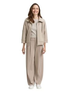 Tom Tailor Bluza w kolorze beżowym rozmiar: M. Brązowe bluzy Tom Tailor, m, bez wzorów, bez kaptura. Za 122,38 zł.