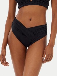 MICHAEL Michael Kors Dół od bikini MM2R065 Czarny. Czarne bikini MICHAEL Michael Kors, bez wzorów, z syntetyku. Za 369,99 zł.