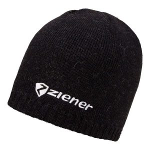 Czapka zimowa Ziener Iruno Hat - black. Czarne czapki Ziener, bez wzorów, sportowe. Za 98,99 zł.