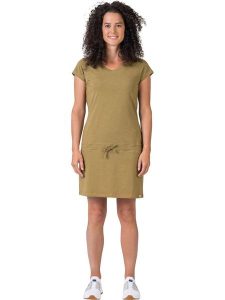 Hannah Sukienka "Catia II" w kolorze khaki rozmiar: 42. Brązowe sukienki Hannah, na co dzień, bez wzorów, bez kołnierzyka, bez ramiączek, mini, proste. Za 136,13 zł.