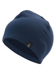 Haglöfs Czapka beanie "Betula" w kolorze granatowym rozmiar: S/M. Niebieskie czapki Haglöfs, z aplikacjami, z materiału. Za 61,60 zł.