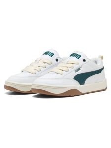 Puma Sneakersy "Park Lifestyle" w kolorze biało-zielonym rozmiar: 40. Białe trampki Puma, bez wzorów, bez zapięcia. Za 174,02 zł.