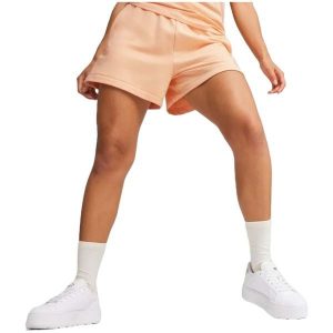 Szorty damskie Puma Ess+ Summr. Brązowe szorty Puma, bez wzorów. Za 148,95 zł.