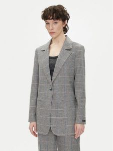 Pepe Jeans Marynarka Flavia PL402503 Szary Regular Fit. Szare marynarki i żakiety Pepe Jeans, xs, bez wzorów, z jeansu. Za 549,99 zł.