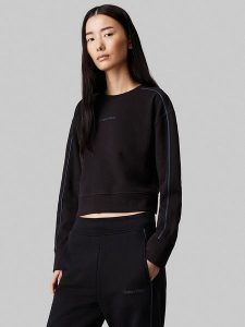 CALVIN KLEIN UNDERWEAR Koszulka w kolorze czarnym rozmiar: XS. Czarne bluzki Calvin Klein Underwear, xs, bez wzorów, z bawełny, bez kołnierzyka, bez ramiączek. Za 131,74 zł.